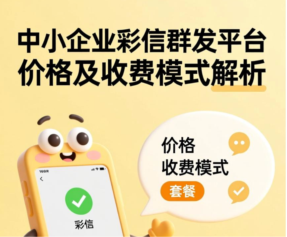 中小企业彩信群发平台价格多少？收费模式解析